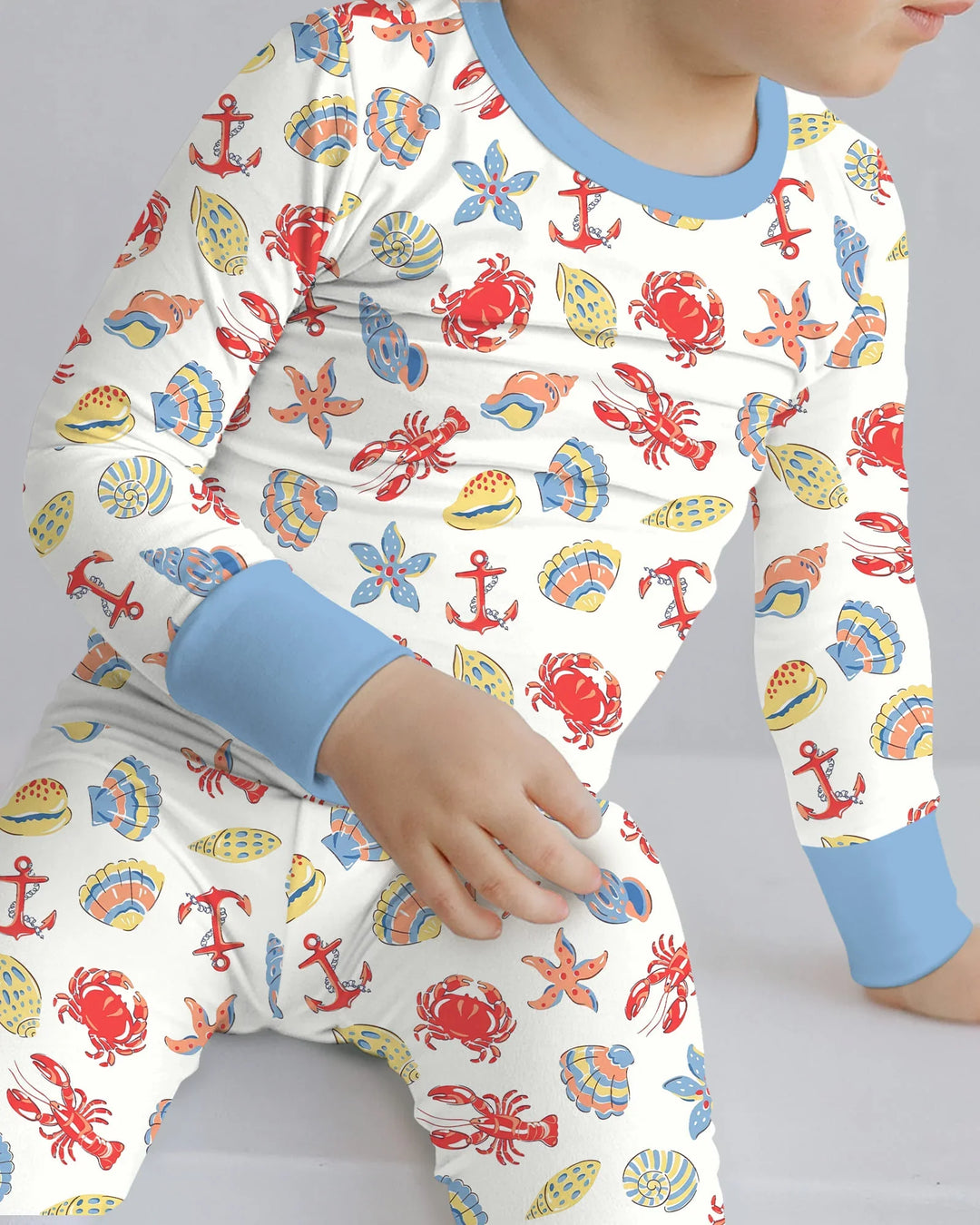 Catch Of The Day Family Matching Bamboo Two Piece Long Sleeve Pajama Set