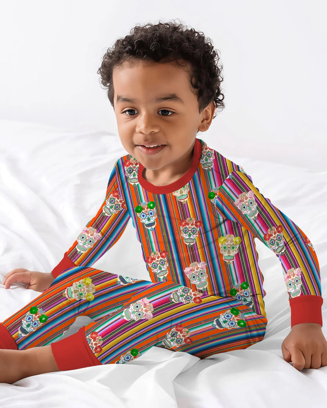 Cinco De Mayo Sparkle Two Piece Long Sleeve Pajama Set