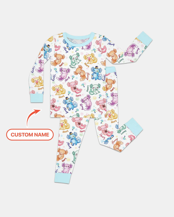 I Axololt Questions Bamboo Two Piece Long Sleeve Pajama Set
