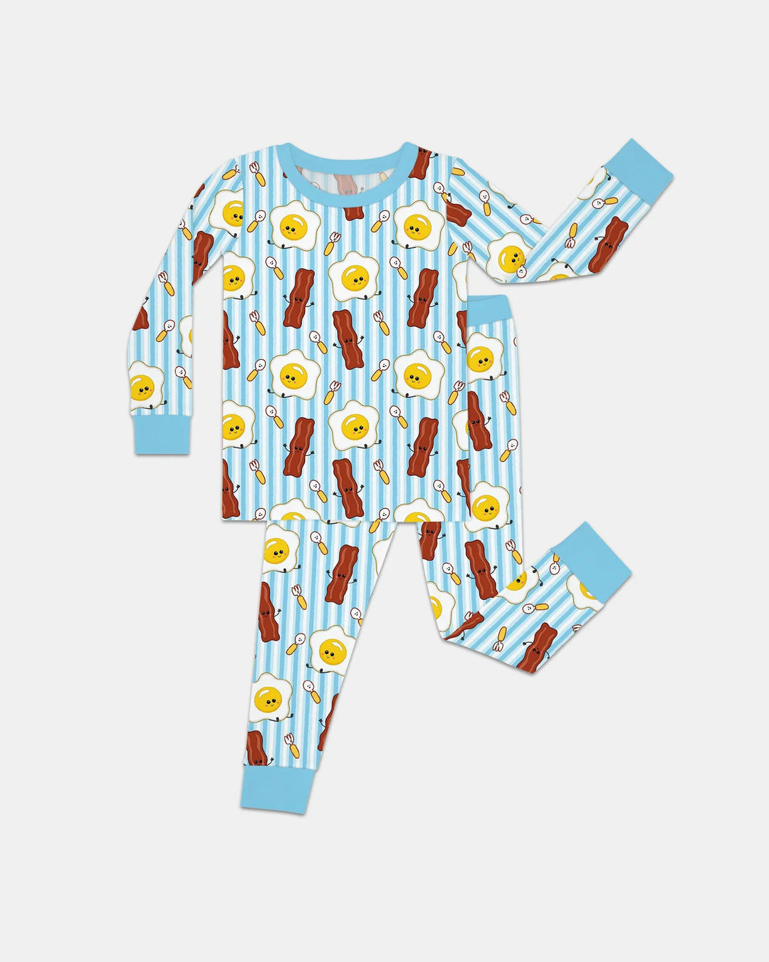 Breakfast Club Bamboo Two Piece Long Sleeve Pajama Set