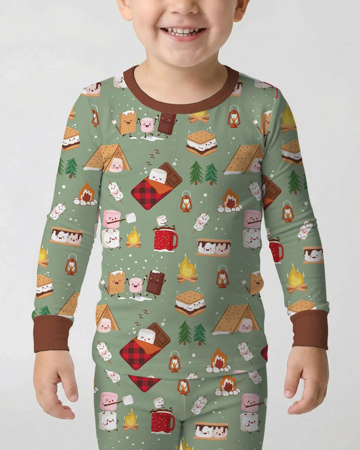 Campfire Bamboo Two Piece Long Sleeve Pajama Set