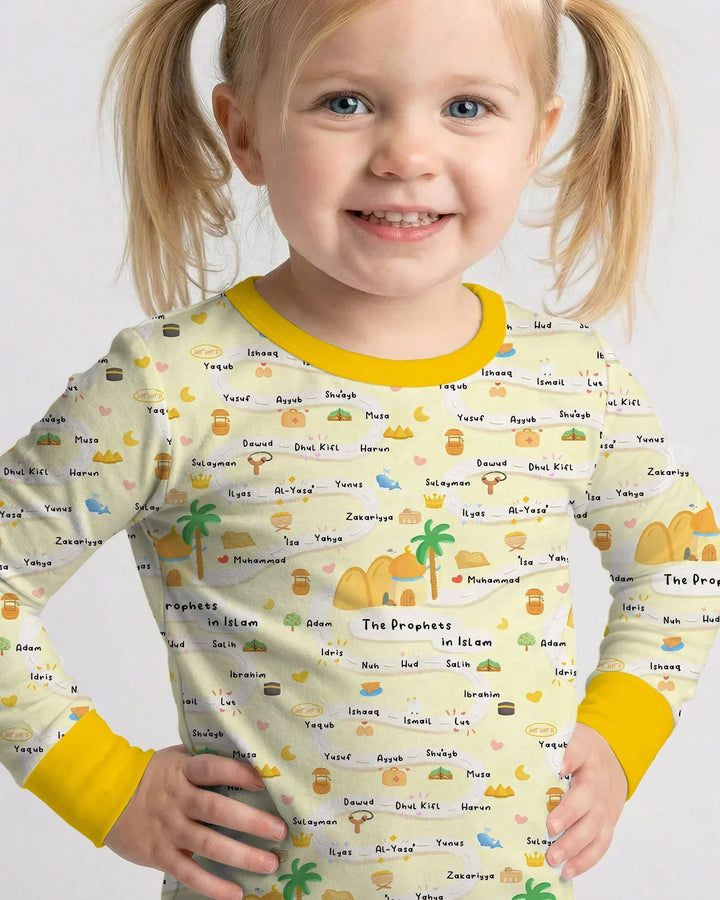 The Prophets in Islam Bamboo Two Piece Long Sleeve Pajama Set