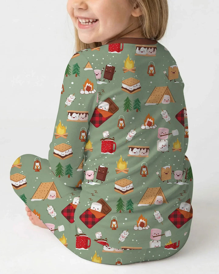 Campfire Bamboo Two Piece Long Sleeve Pajama Set