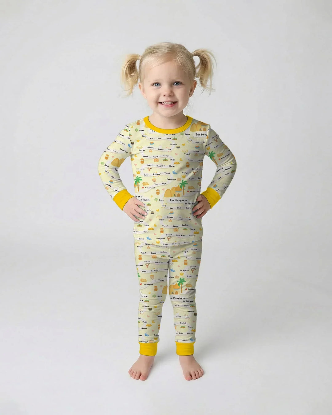 The Prophets in Islam Bamboo Two Piece Long Sleeve Pajama Set