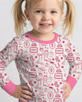 Doodle Wild West Cowgirl Bamboo Two Piece Long Sleeve Pajama Set