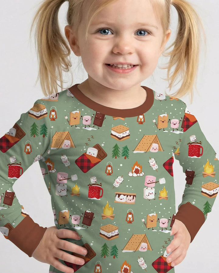 Campfire Bamboo Two Piece Long Sleeve Pajama Set