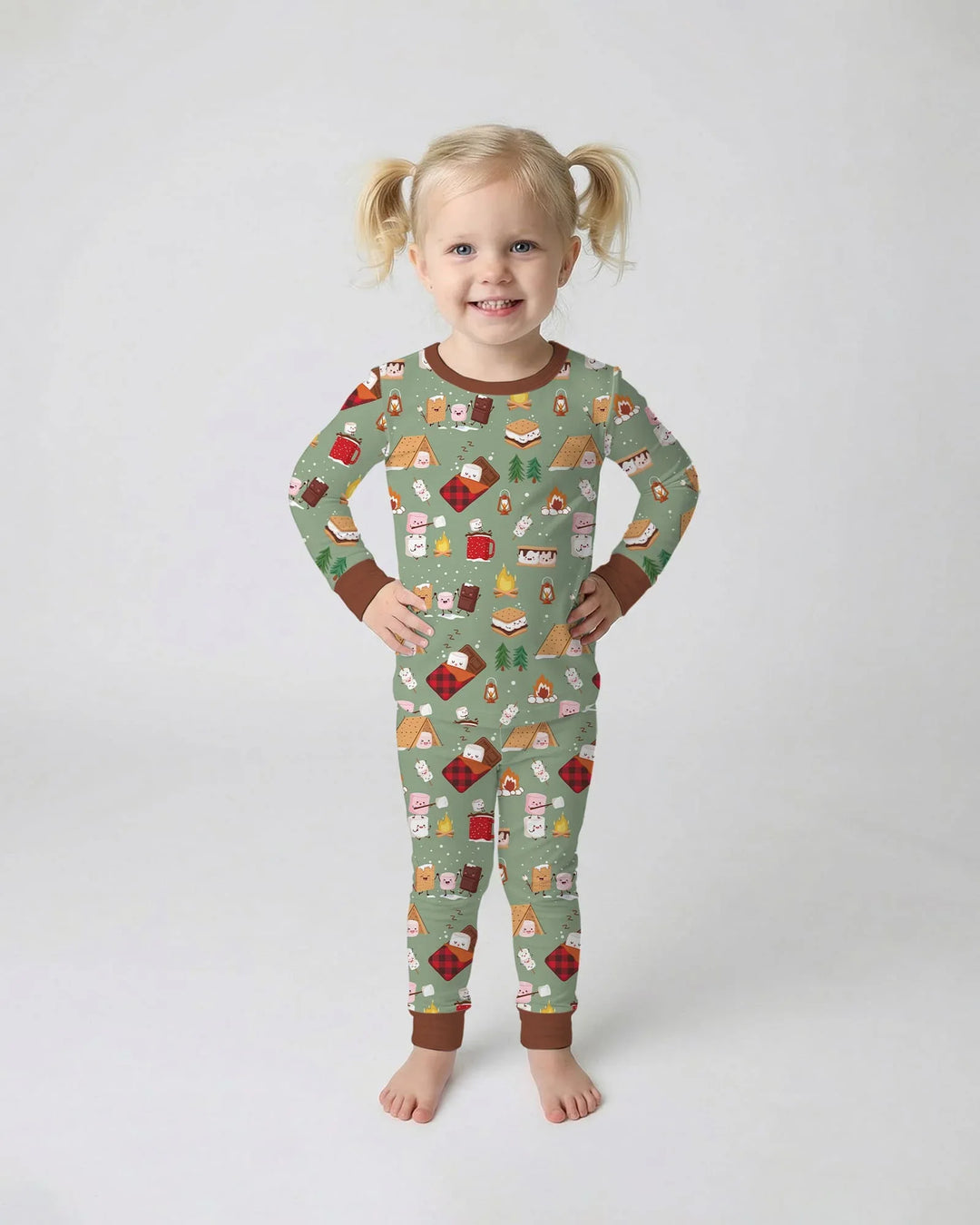 Campfire Bamboo Two Piece Long Sleeve Pajama Set