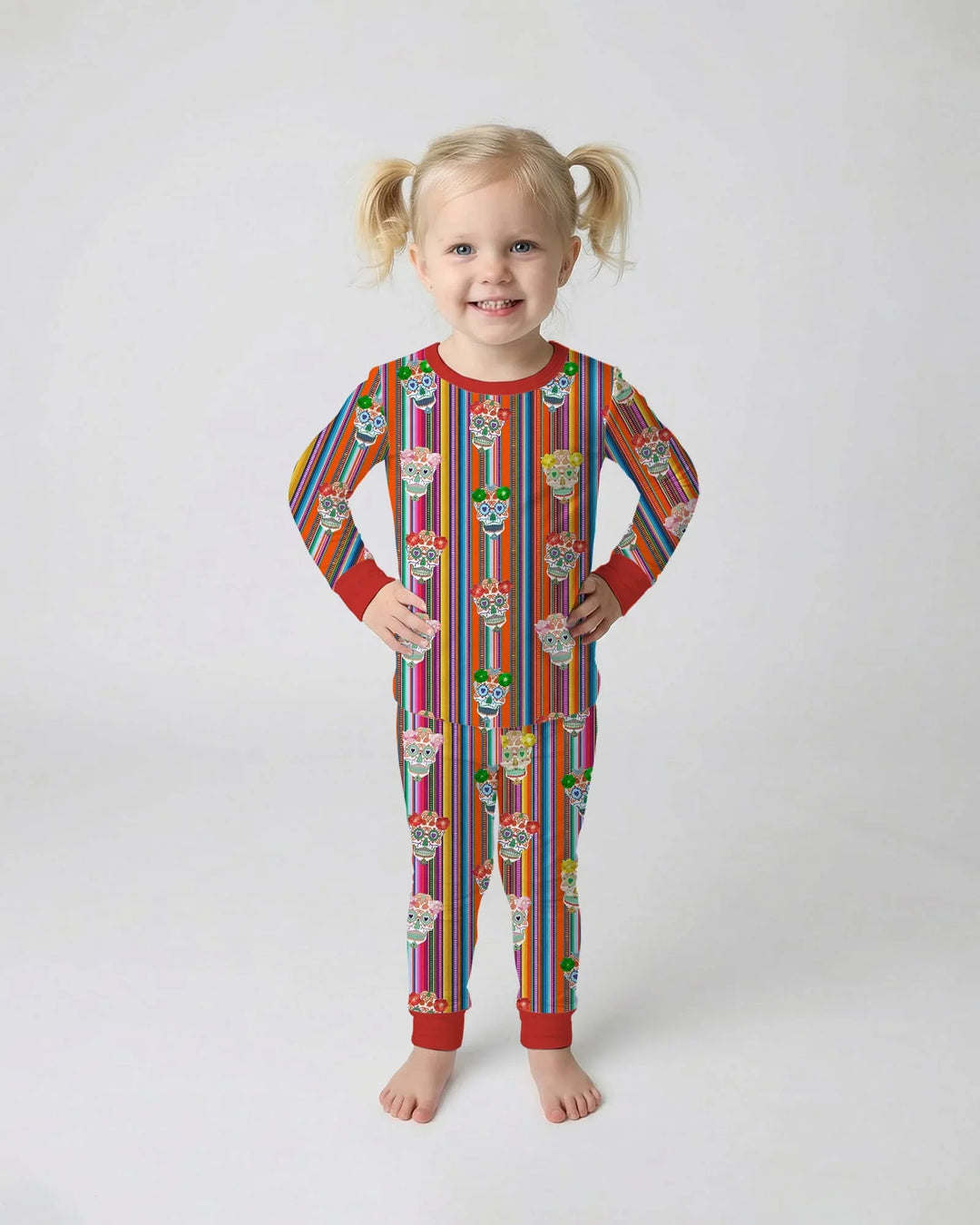 Cinco De Mayo Sparkle Two Piece Long Sleeve Pajama Set