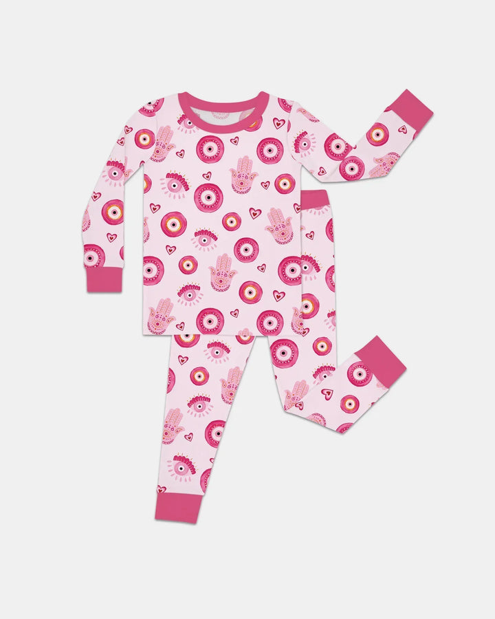 Mini Mystic Family Matching Bamboo Two Piece Long Sleeve Pajama Set