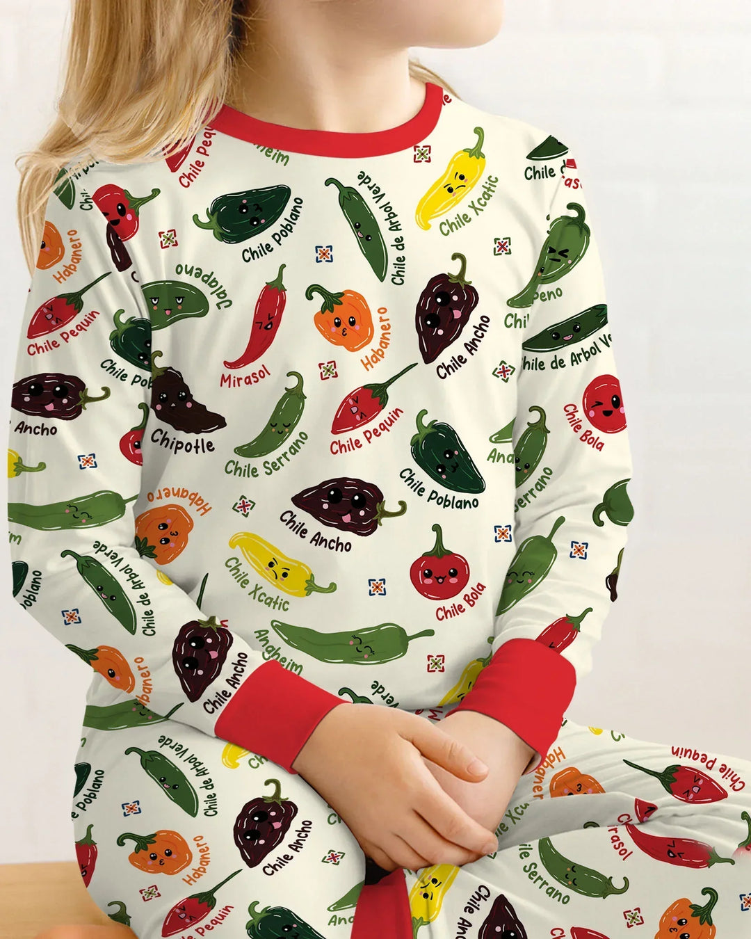 Template Bamboo Two Piece Long Sleeve Pyjamas Set