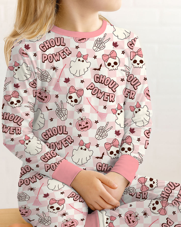 Ghoul Power Bamboo Two Piece Long Sleeve Pajama Set