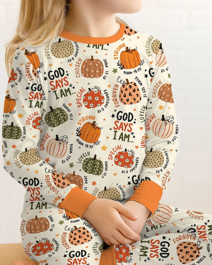 Template Bamboo Two Piece Long Sleeve Pyjamas Set
