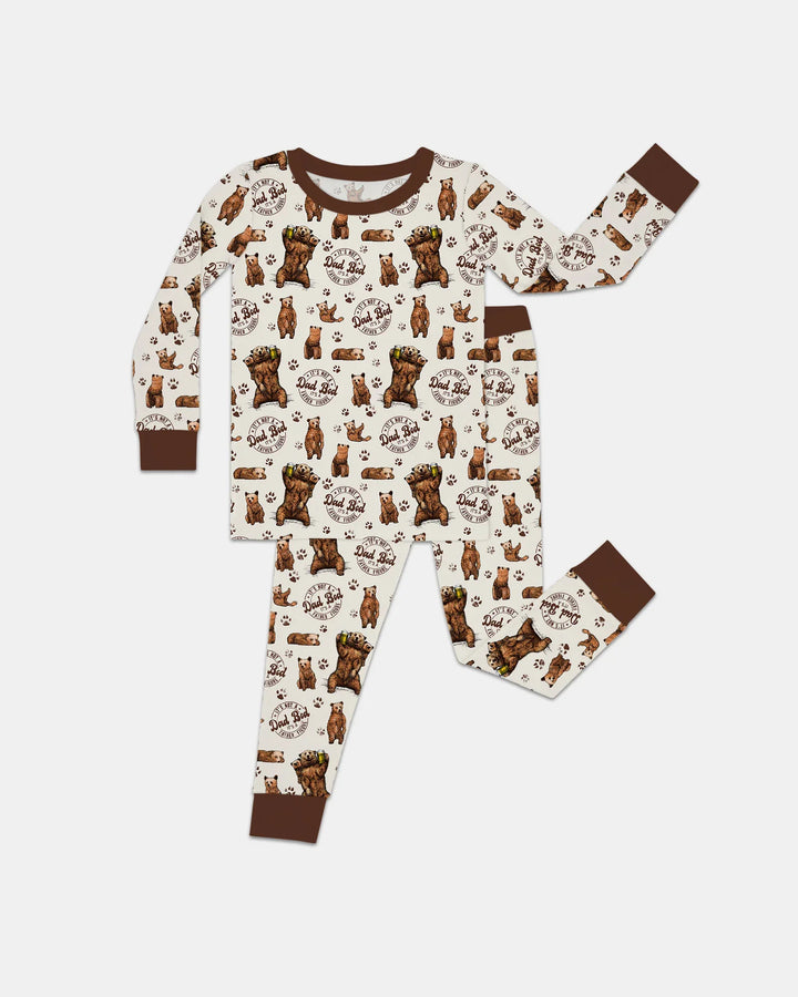 Daddy Bear It's Not A Dad Bod Bamboo Two Piece Long Sleeve Pajama Set