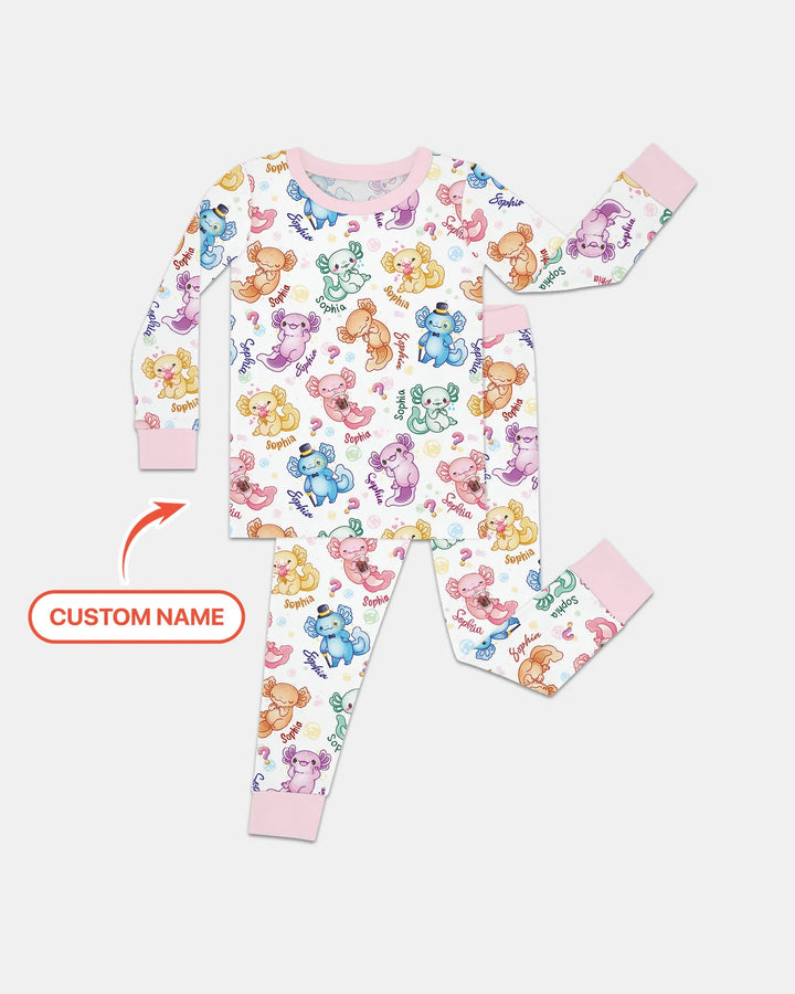 I Axololt Questions Bamboo Two Piece Long Sleeve Pajama Set
