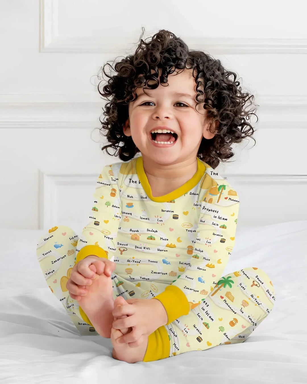 The Prophets in Islam Bamboo Two Piece Long Sleeve Pajama Set