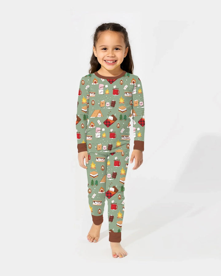 Campfire Bamboo Two Piece Long Sleeve Pajama Set