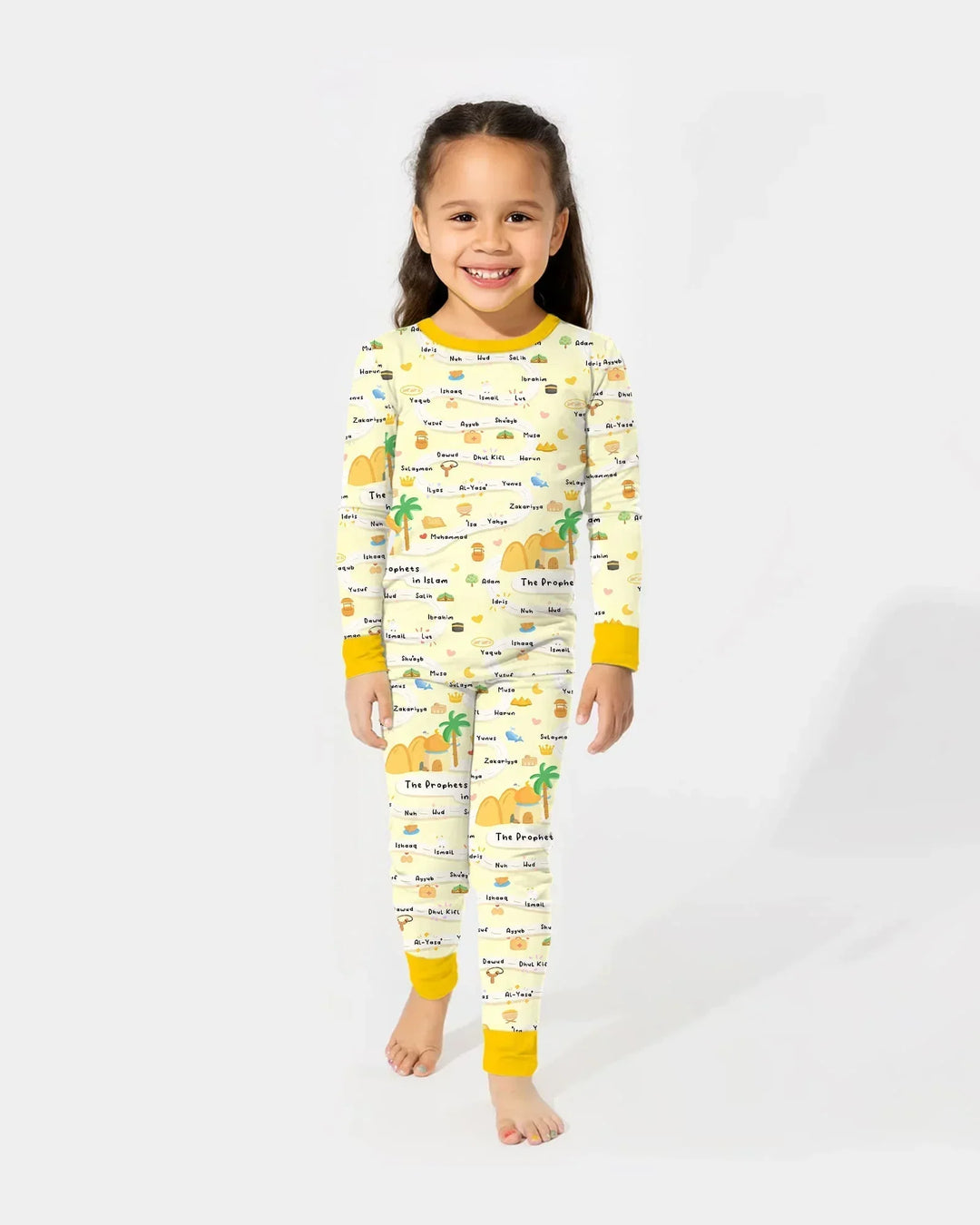 The Prophets in Islam Bamboo Two Piece Long Sleeve Pajama Set