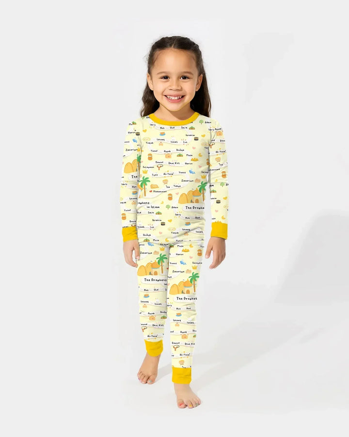 The Prophets in Islam Bamboo Two Piece Long Sleeve Pajama Set
