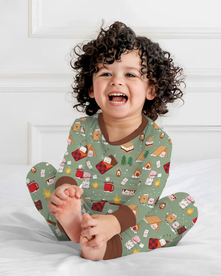 Campfire Bamboo Two Piece Long Sleeve Pajama Set
