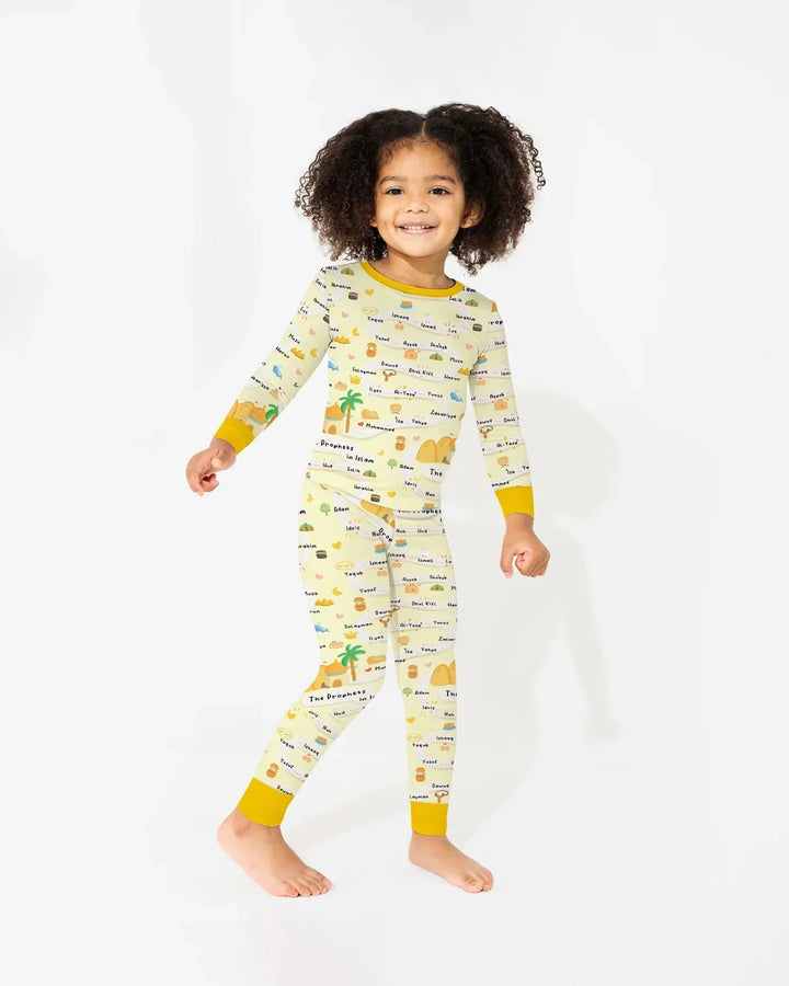 The Prophets in Islam Bamboo Two Piece Long Sleeve Pajama Set