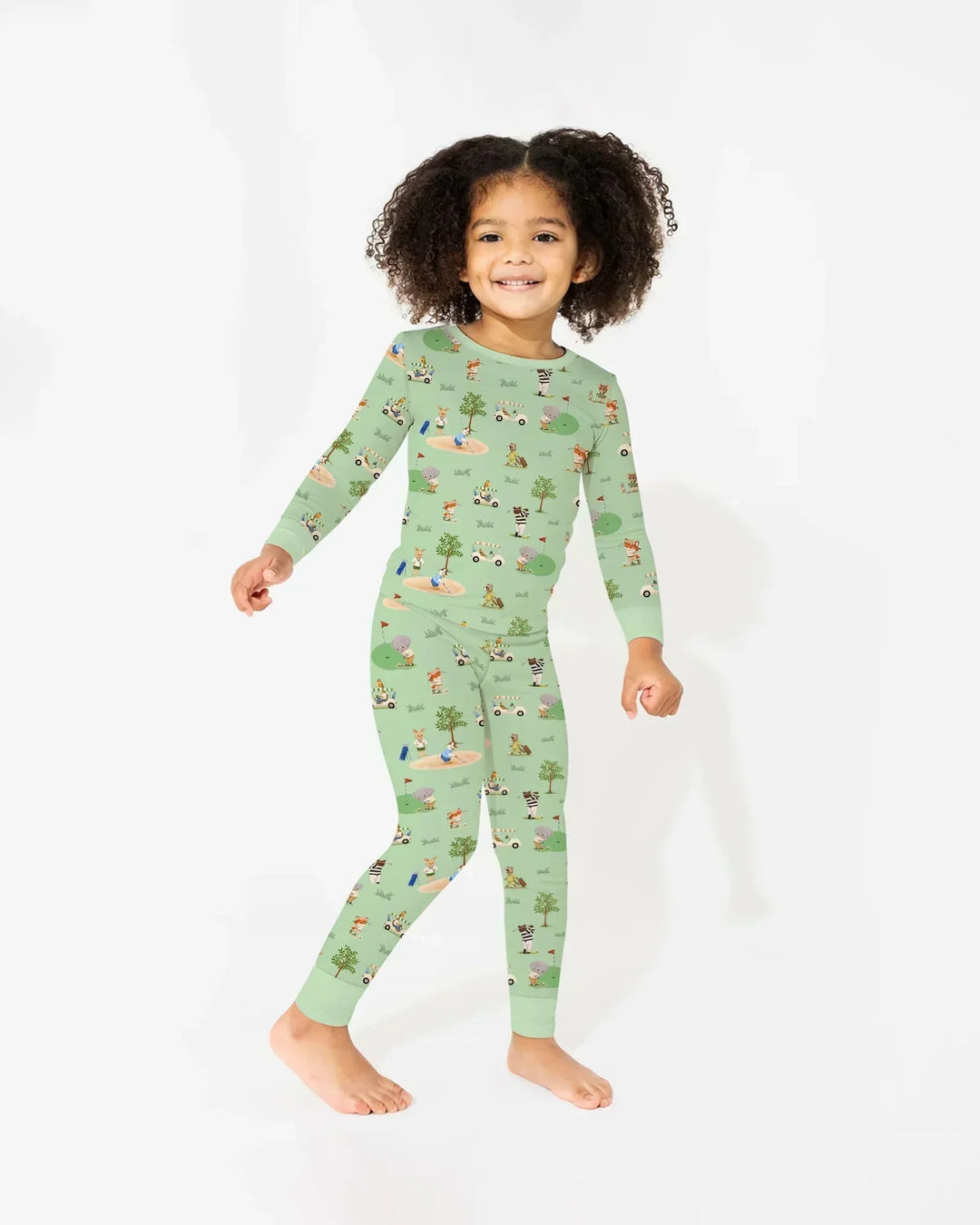 Let's Golf Bamboo Two Piece Long Sleeve Pajama Set