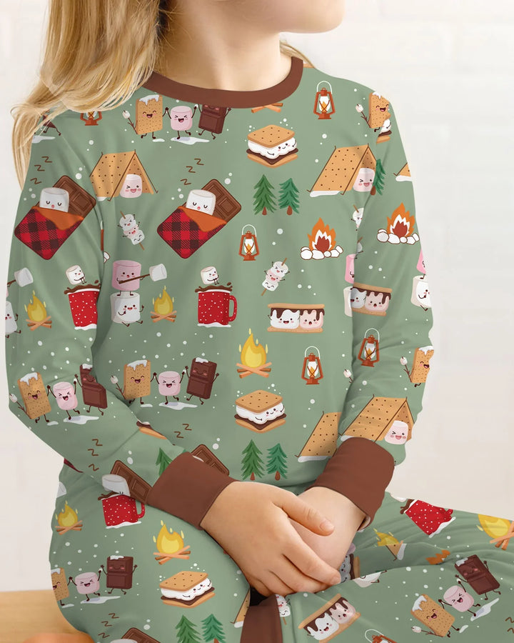 Campfire Bamboo Two Piece Long Sleeve Pajama Set
