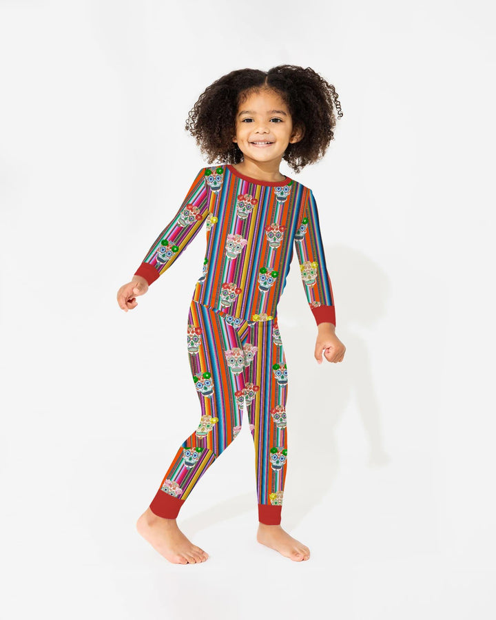 Cinco De Mayo Sparkle Two Piece Long Sleeve Pajama Set
