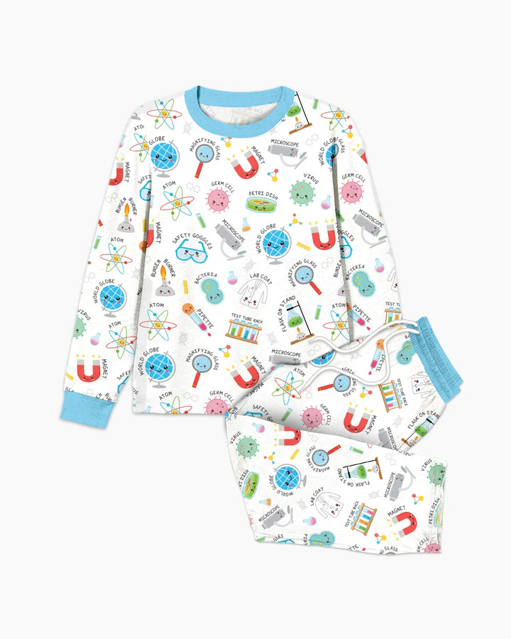 Science Fun Family Matching Bamboo Men's Pajama Set