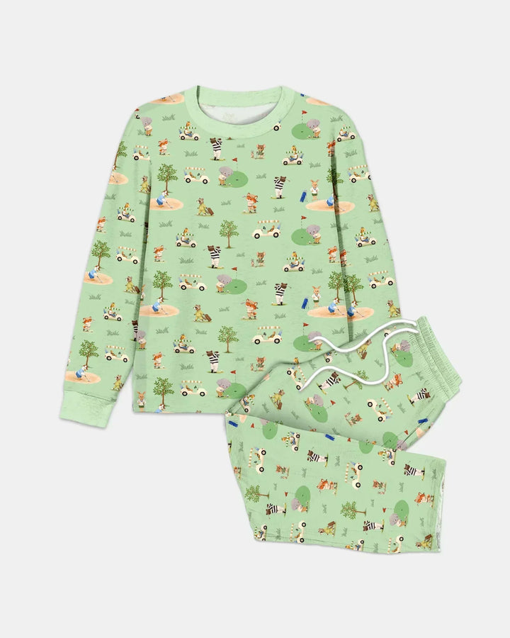 Let's Golf Bamboo Men's Pajama Set