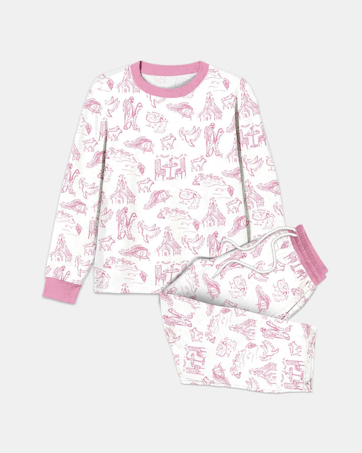 Psalm 23 Sketch Bamboo Men's Pajama Set