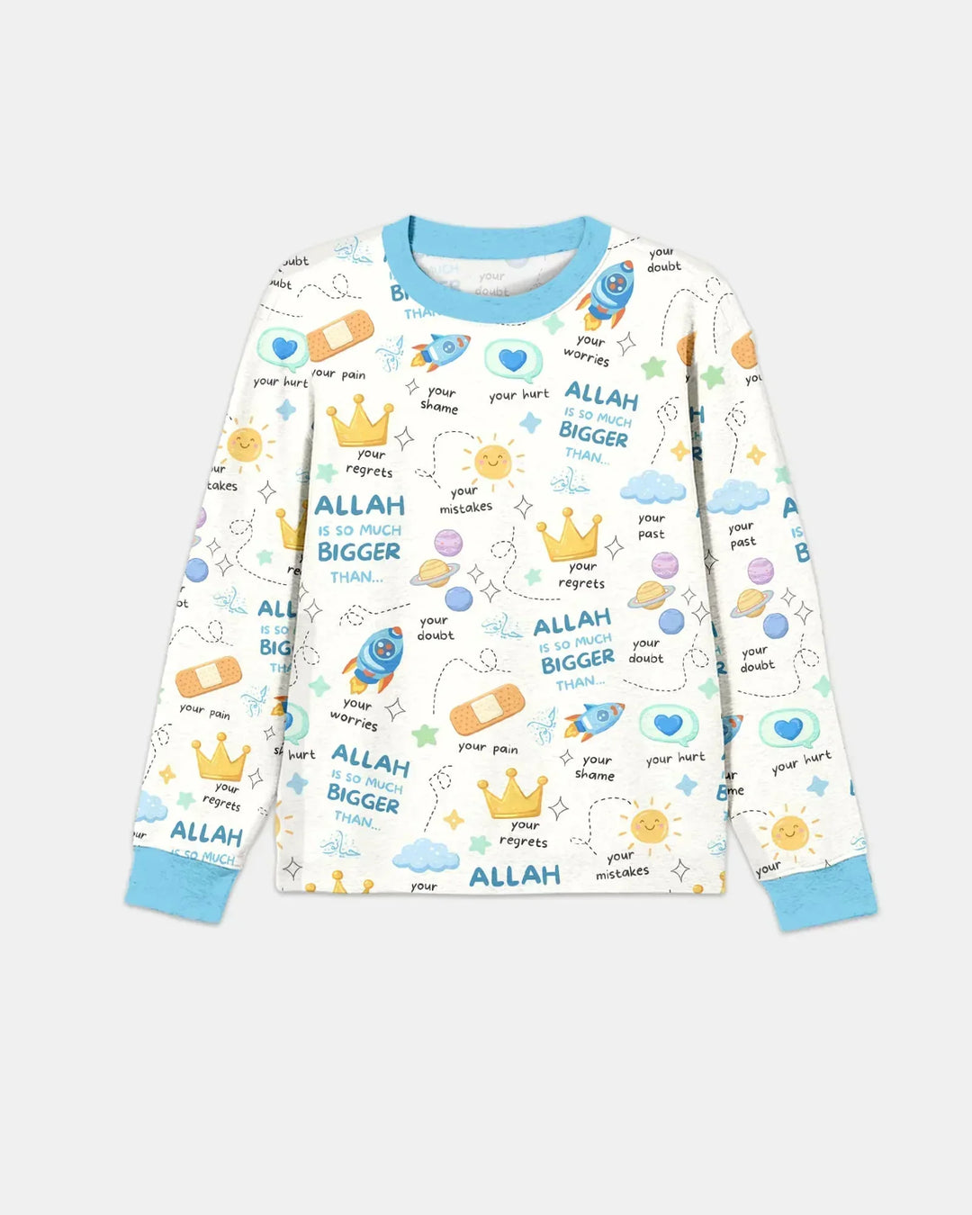 "Allah Is So Much Bigger Than..." Family Matching Bamboo Men's Pajama Set