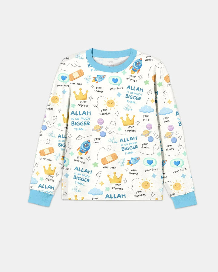 "Allah Is So Much Bigger Than..." Family Matching Bamboo Men's Pajama Set