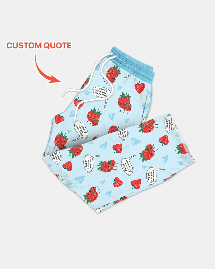 I love you berry much Bamboo Men's Pajama Set