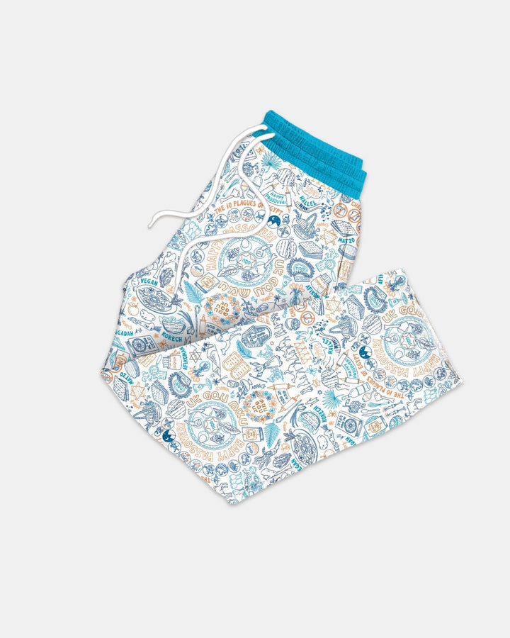 Doodle Passover Matching Family Bamboo Men's Pajama Set