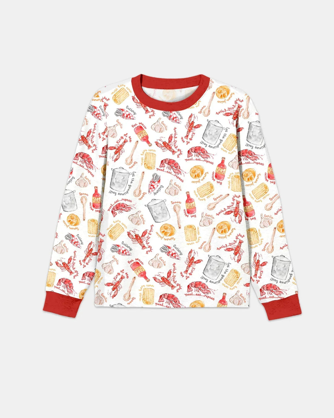 Crawfish Boil Bamboo Men's Pajama Set