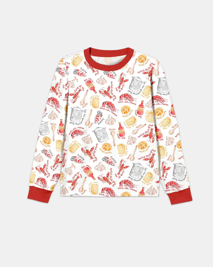 Crawfish Boil Bamboo Men's Pajama Set