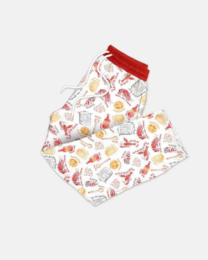 Crawfish Boil Bamboo Men's Pajama Set
