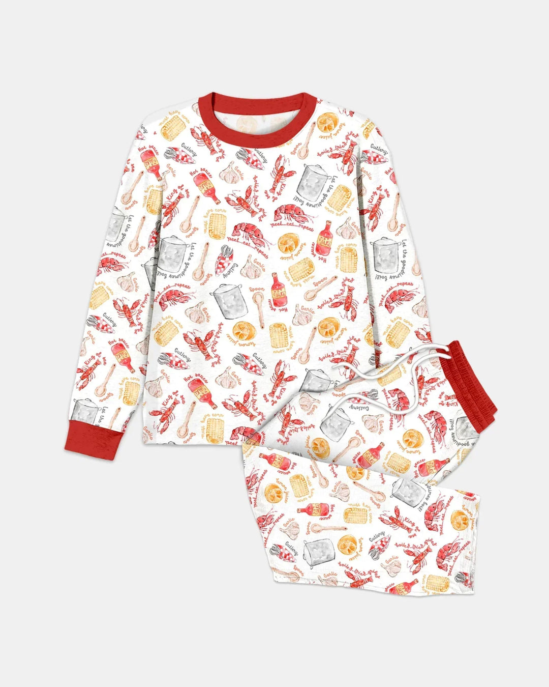 Crawfish Boil Bamboo Men's Pajama Set