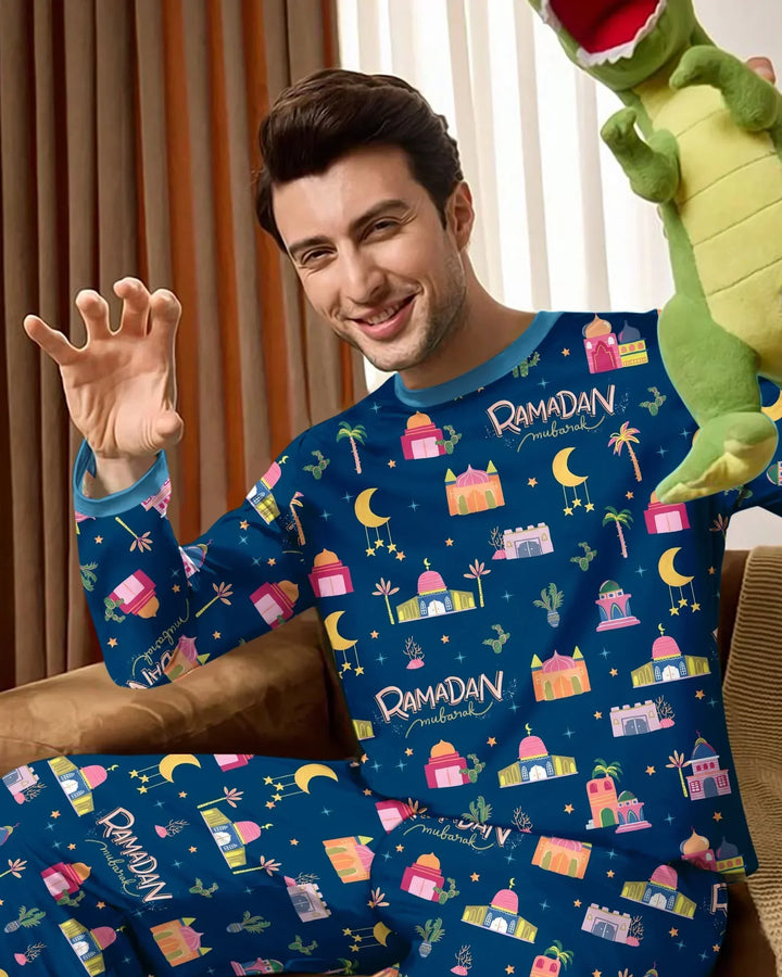 Ramadan Kareem Family Matching Bamboo Men's Pajama Set