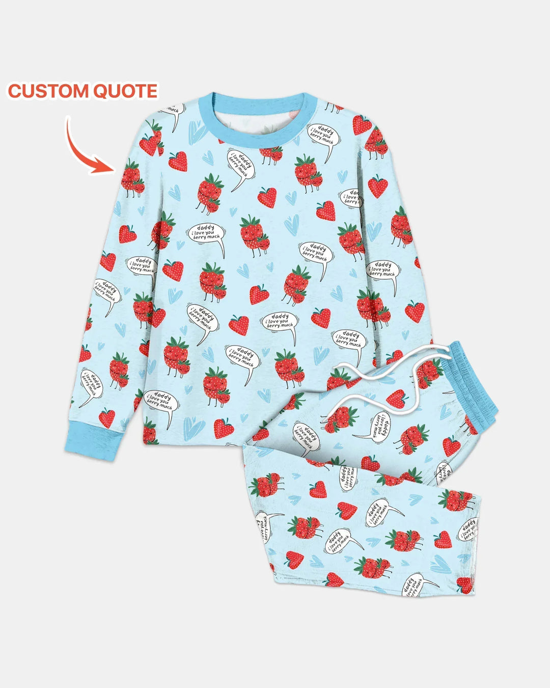 I love you berry much Bamboo Men's Pajama Set