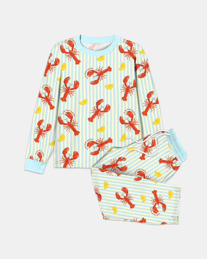 Crawfish Pinch Bamboo Men's Pajama Set