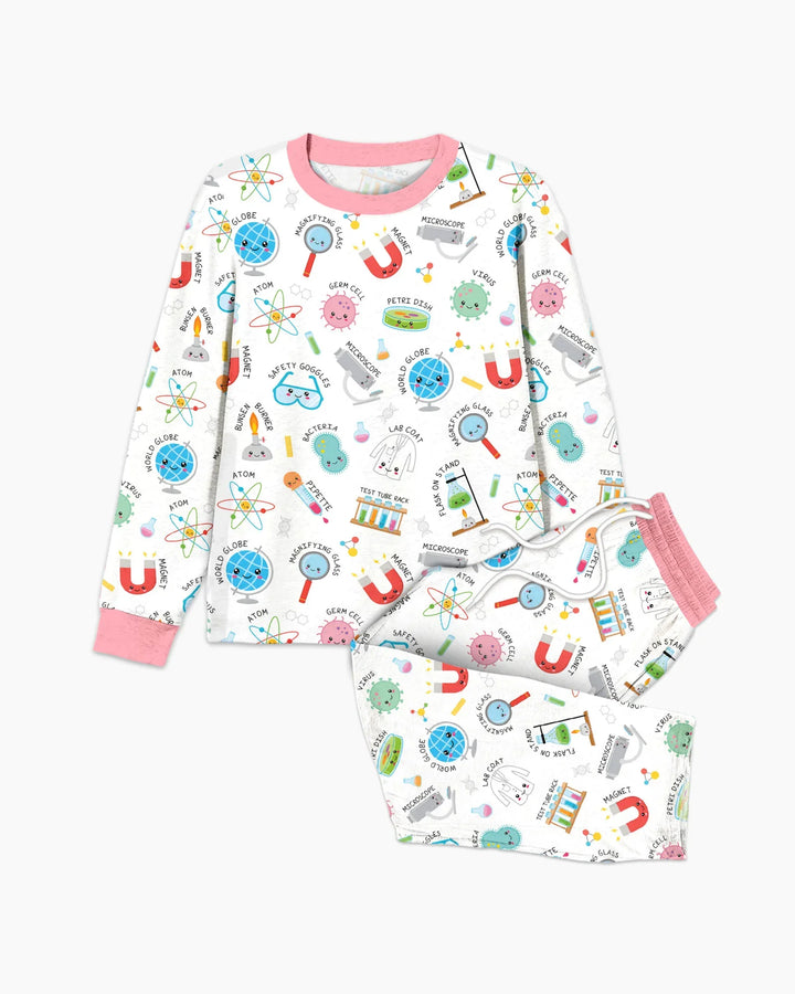 Science Fun Family Matching Bamboo Men's Pajama Set