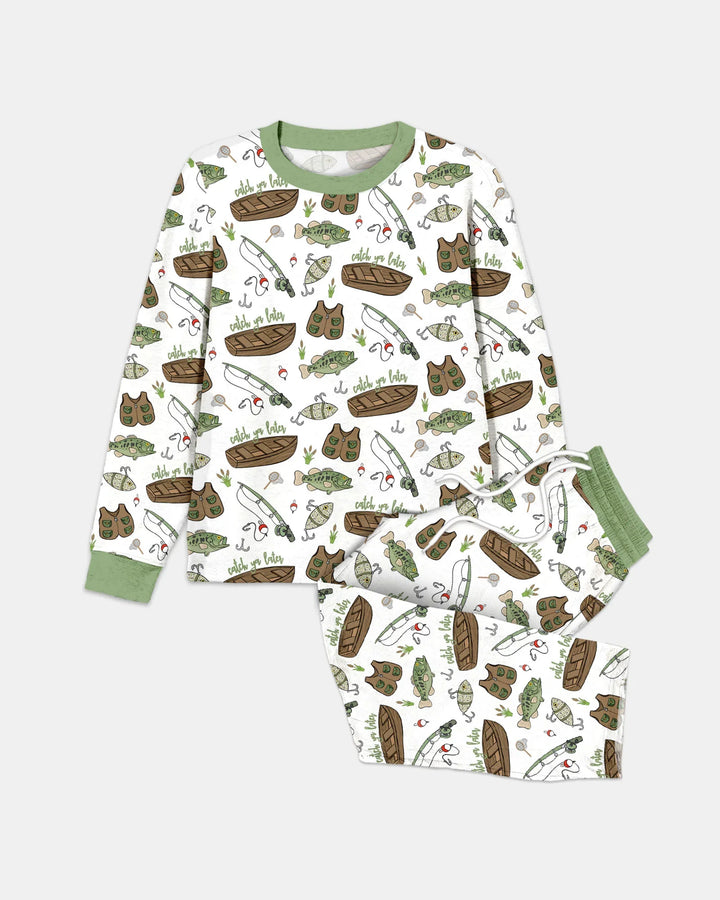 Catch Ya Later Bamboo Men's Pajama Set
