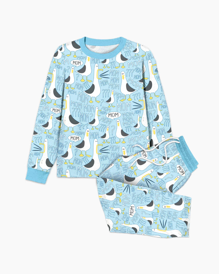 Funny Seagull MOM Bamboo Men's Pajama Set