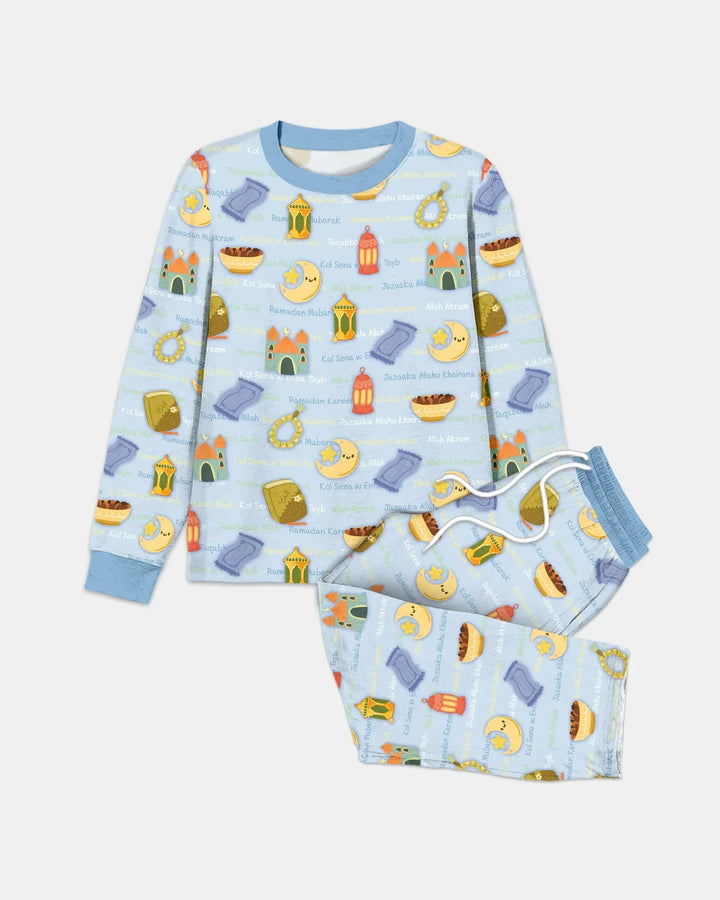 Ramadan Mubarak Family Matching Bamboo Men's Pajama Set