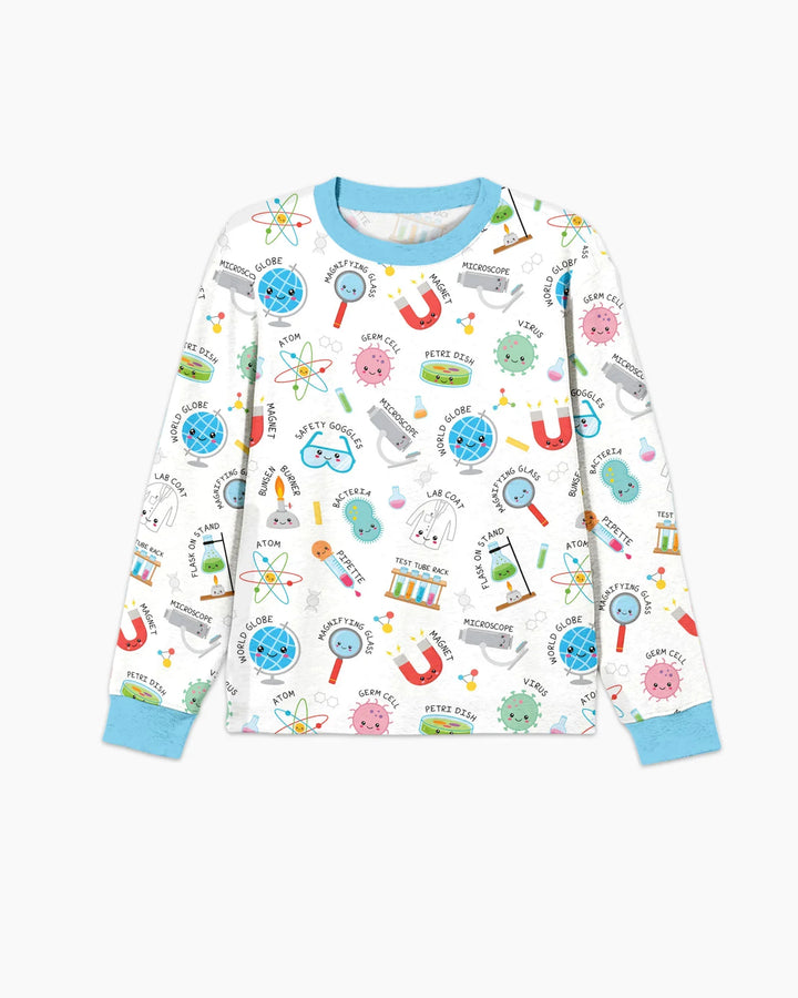 Science Fun Family Matching Bamboo Men's Pajama Set