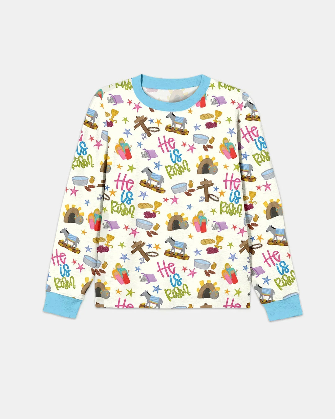 Bible Story Easter Family Matching Bamboo Men's Pajama Set