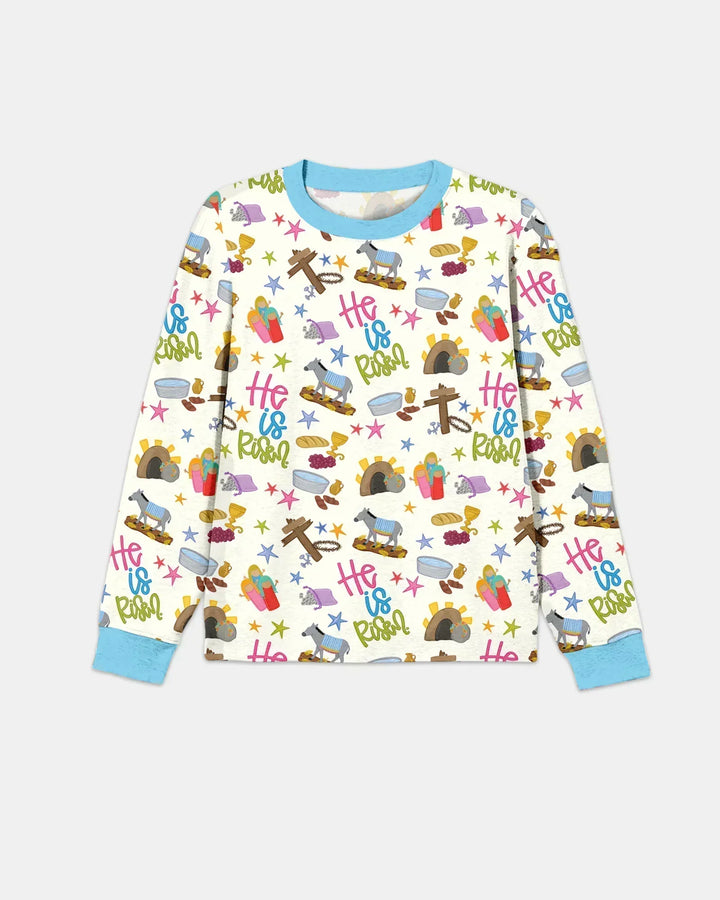 Bible Story Easter Family Matching Bamboo Men's Pajama Set