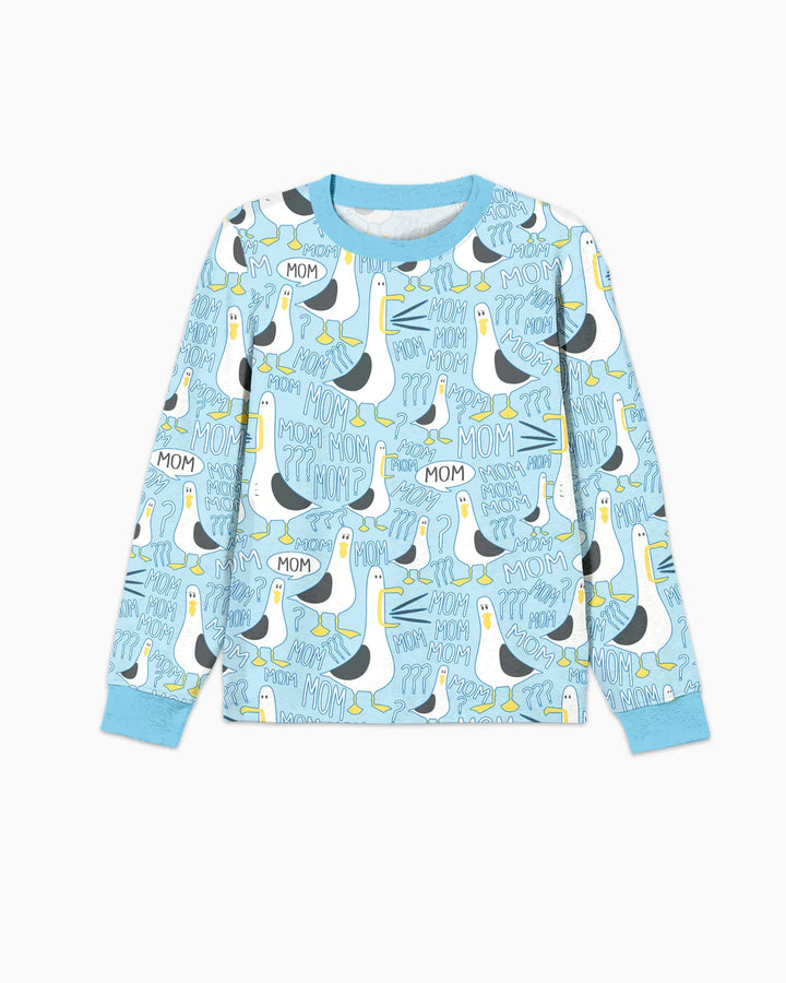 Funny Seagull MOM Bamboo Men's Pajama Set