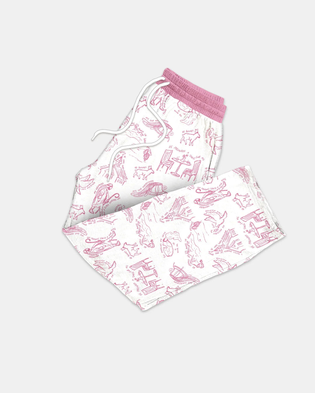 Psalm 23 Sketch Bamboo Men's Pajama Set